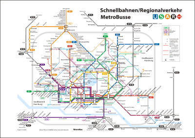 MetroBus-Netzplan