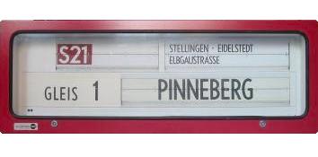 Sternschanze: S21 Pinneberg