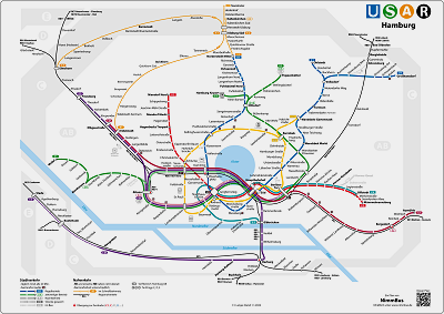 Netzplan Schnellbahnen und Regionalverkehr